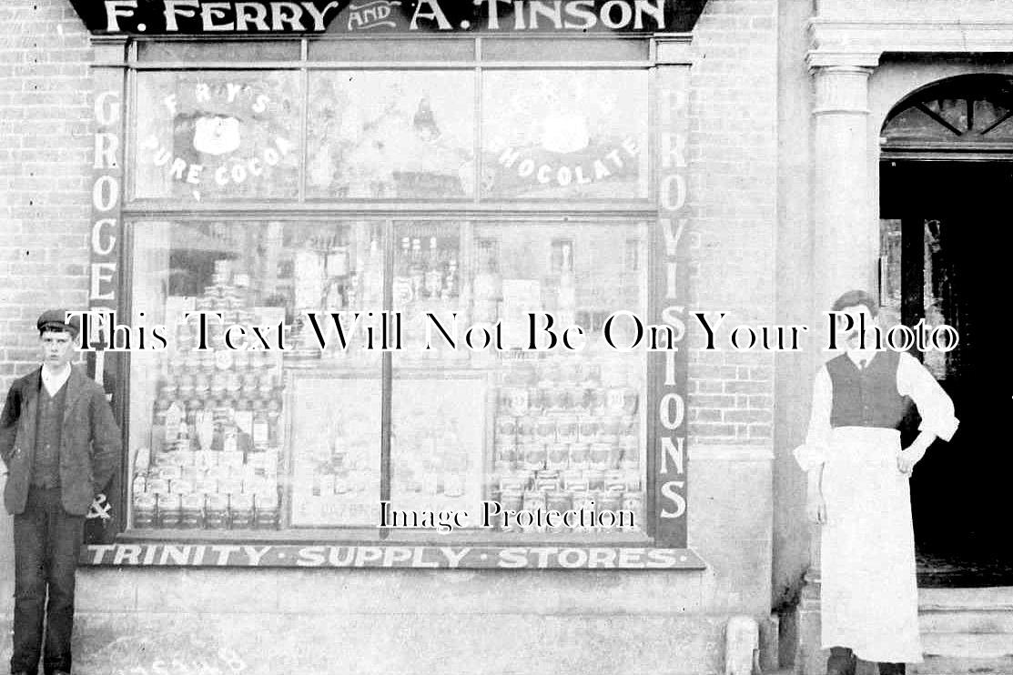 DO 2170 - Trinity Road Shop Front, Weymouth, Dorset c1906