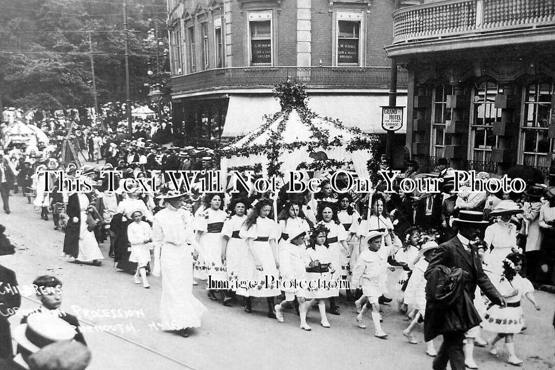 DO 2186 - Childrens Coronation Procession, Bournemouth, Dorset 1911