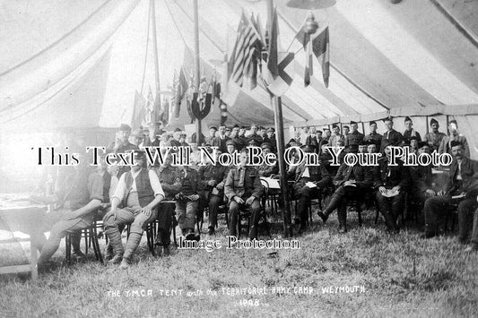 DO 2205 - The YMCA Tent, Weymouth Territorial Army Camp, Dorset 1908