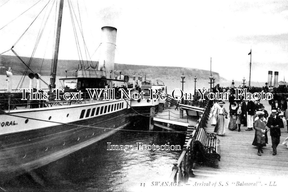 DO 2272 - Arrival Of SS Balmoral, Swanage, Dorset