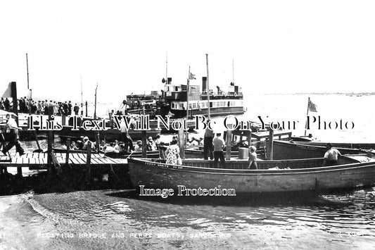 DO 2335 - Floating Bridge & Ferry Boat, Sandbanks, Dorset c1959