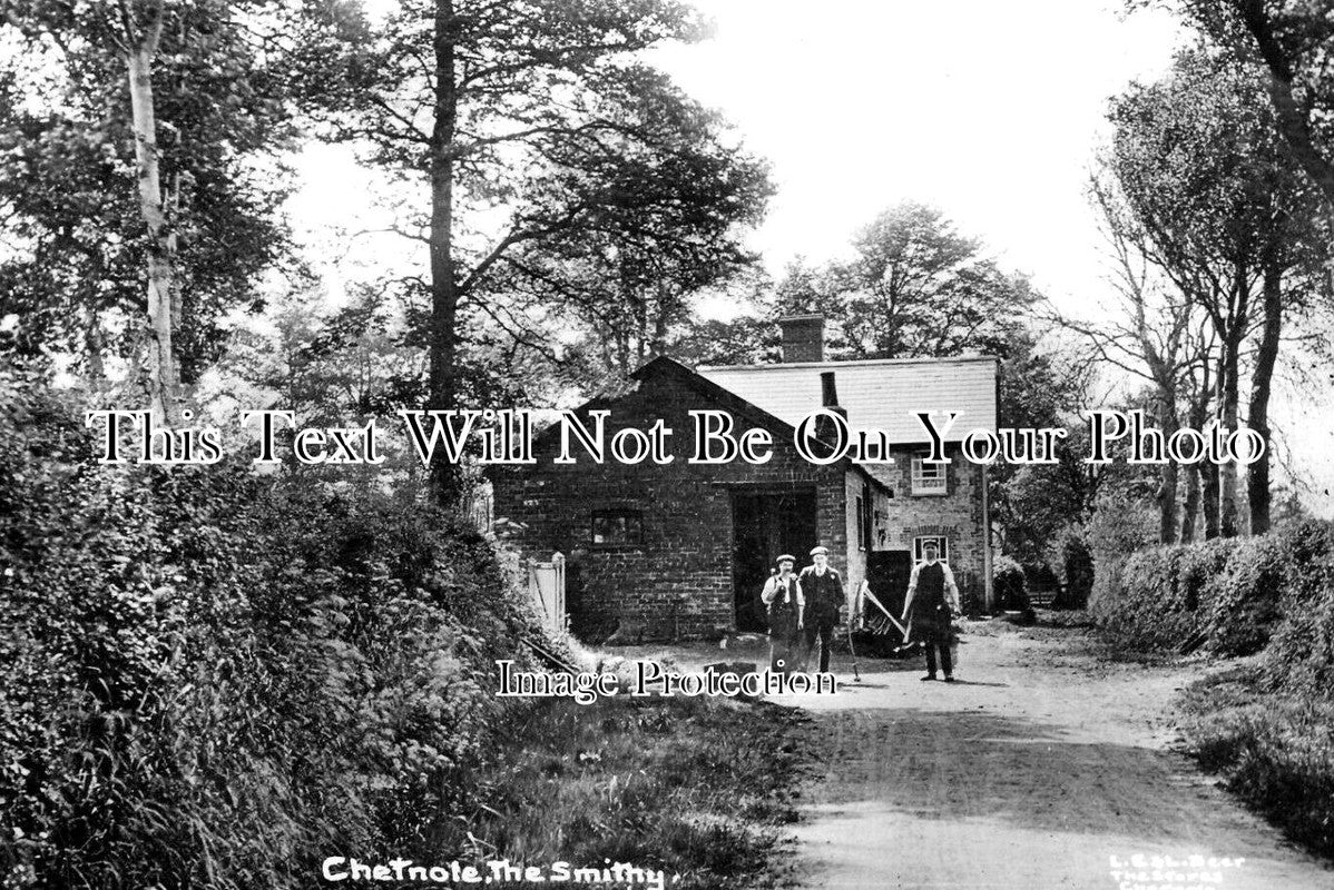 DO 2380 - The Smithy, Chetnole Blacksmith, Dorset c1918