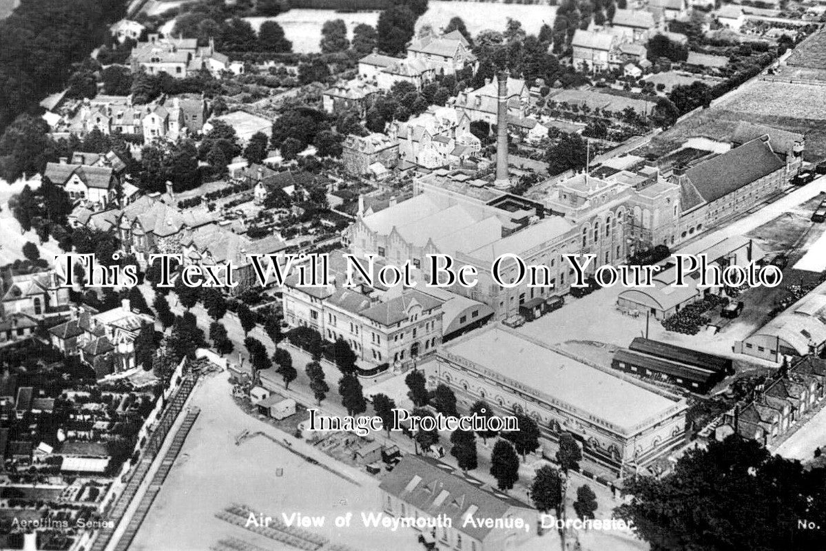 DO 2394 - Aerial View Of Weymouth Avenue, Dorchester, Dorset