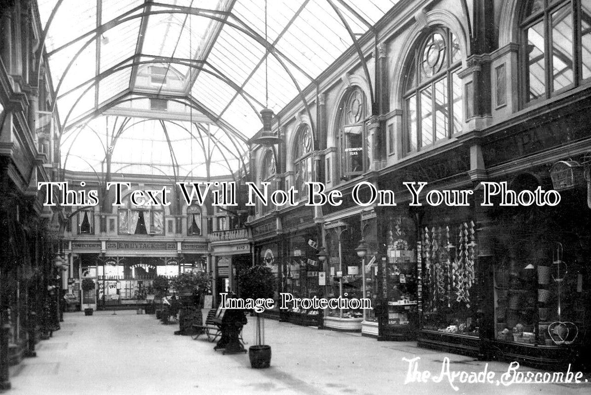 DO 2455 - The Arcade, Boscombe, Bournemouth, Dorset c1910