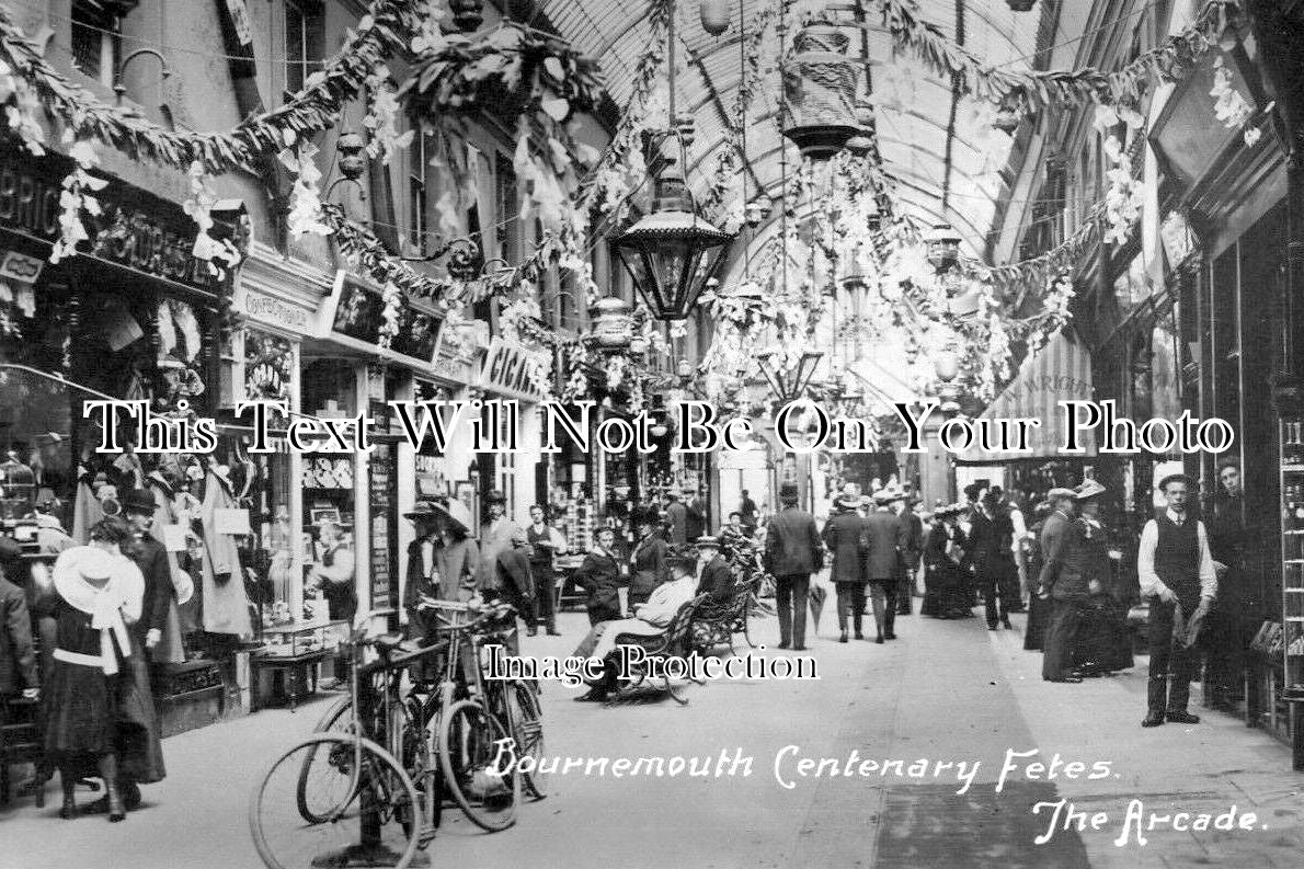 DO 2457 - The Arcade, Bournemouth Centenary Fetes, Dorset 1910