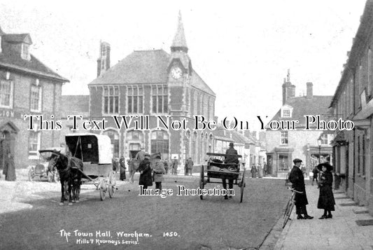 DO 2496 - The Town Hall, Wareham, Dorset c1915