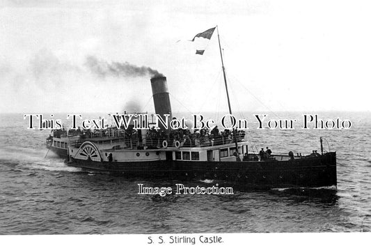 DO 2504 - SS Stirling Castle Paddle Steamer, Dorset