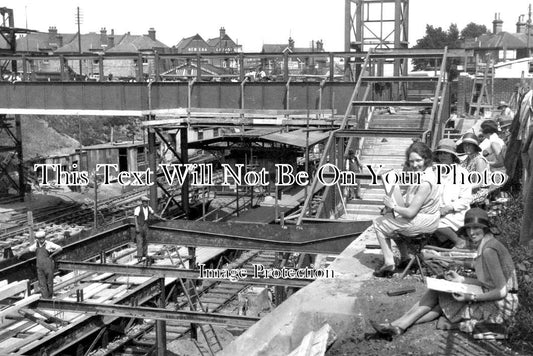 DO 2527 - Pokesdown Railway Station Under Construction, Dorset c1932