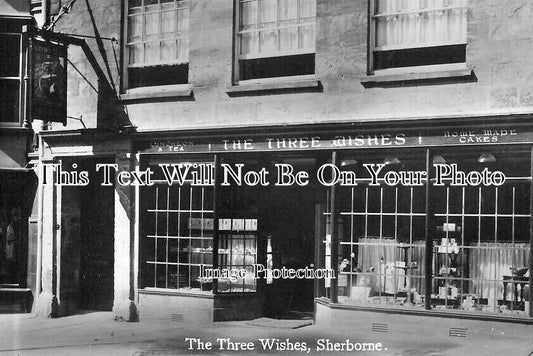 DO 2544 - The Three Wishes Tea Rooms, Sherborne, Dorset c1932