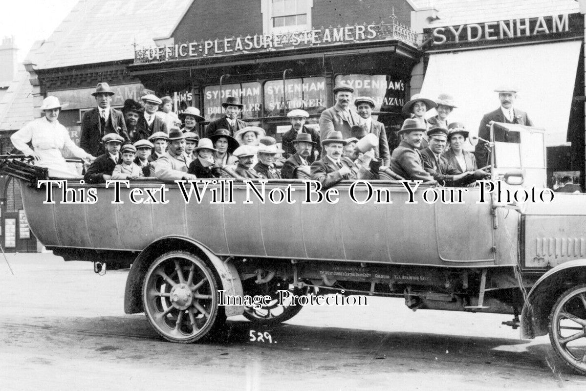 DO 2568 - Charabanc Trip, Bournemouth, Dorset c1920