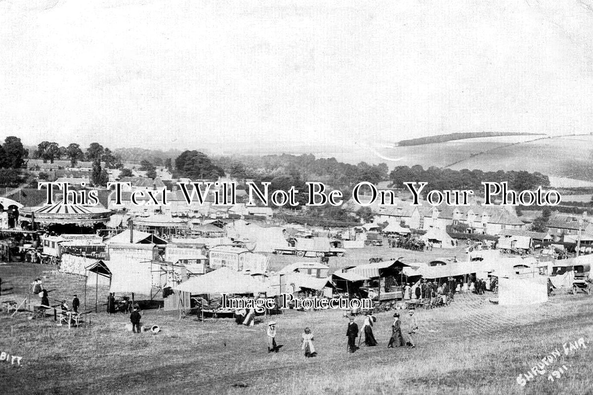 DO 2594 - Shroton Fair Fairground, Dorset c1911