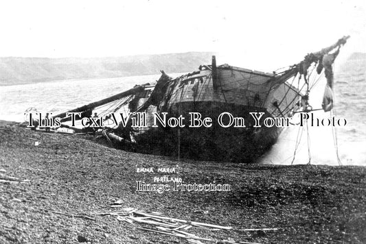 DO 2612 - Russian Schooner Emma Maria Shipwreck, Portland, Dorset 1905