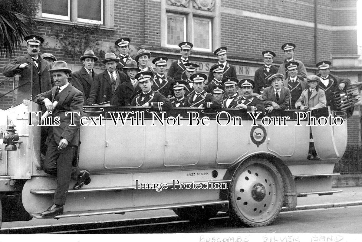 DO 2660 - Boscombe Silver Band, Charabanc, Bournemouth, Dorset