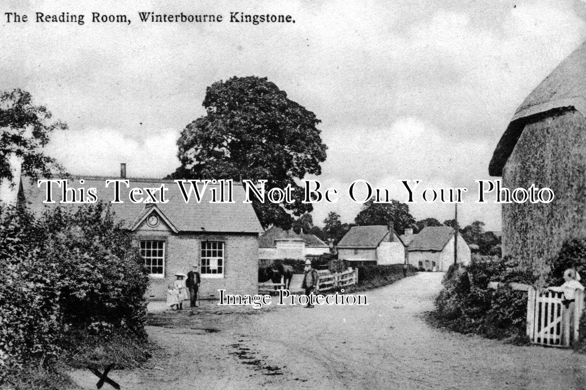 DO 269 - The Reading Room, Winterbourne, Kingstone, Dorset c1913