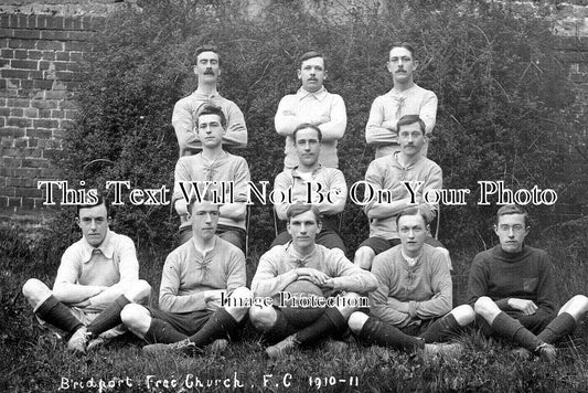 DO 2697 - Bridport Free Church Football Team Club, Dorset 1910