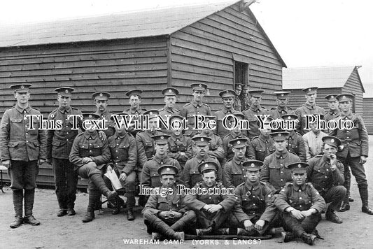 DO 2718 - Wareham Camp, Yorkshire & Lancashire Regiment WW1