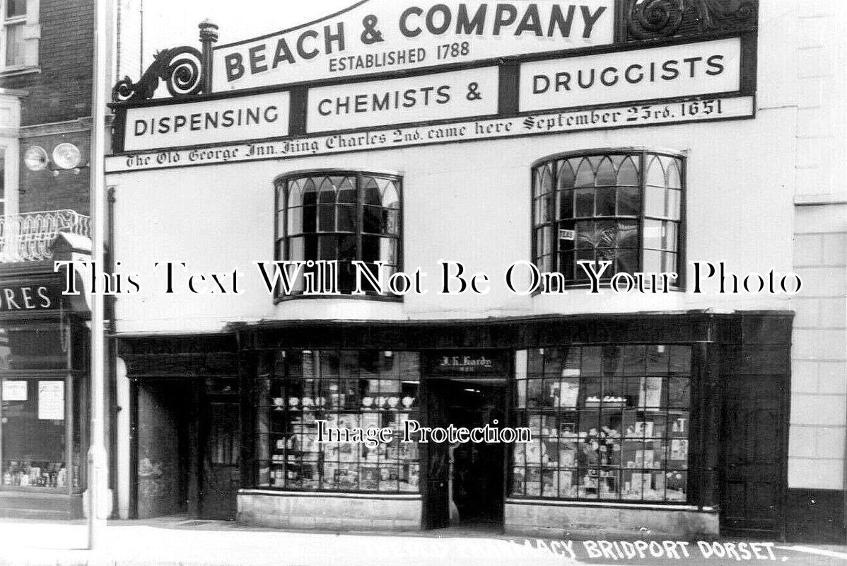 DO 2767 - Beach & Company Chemist Shop, Bridport, Dorset c1940