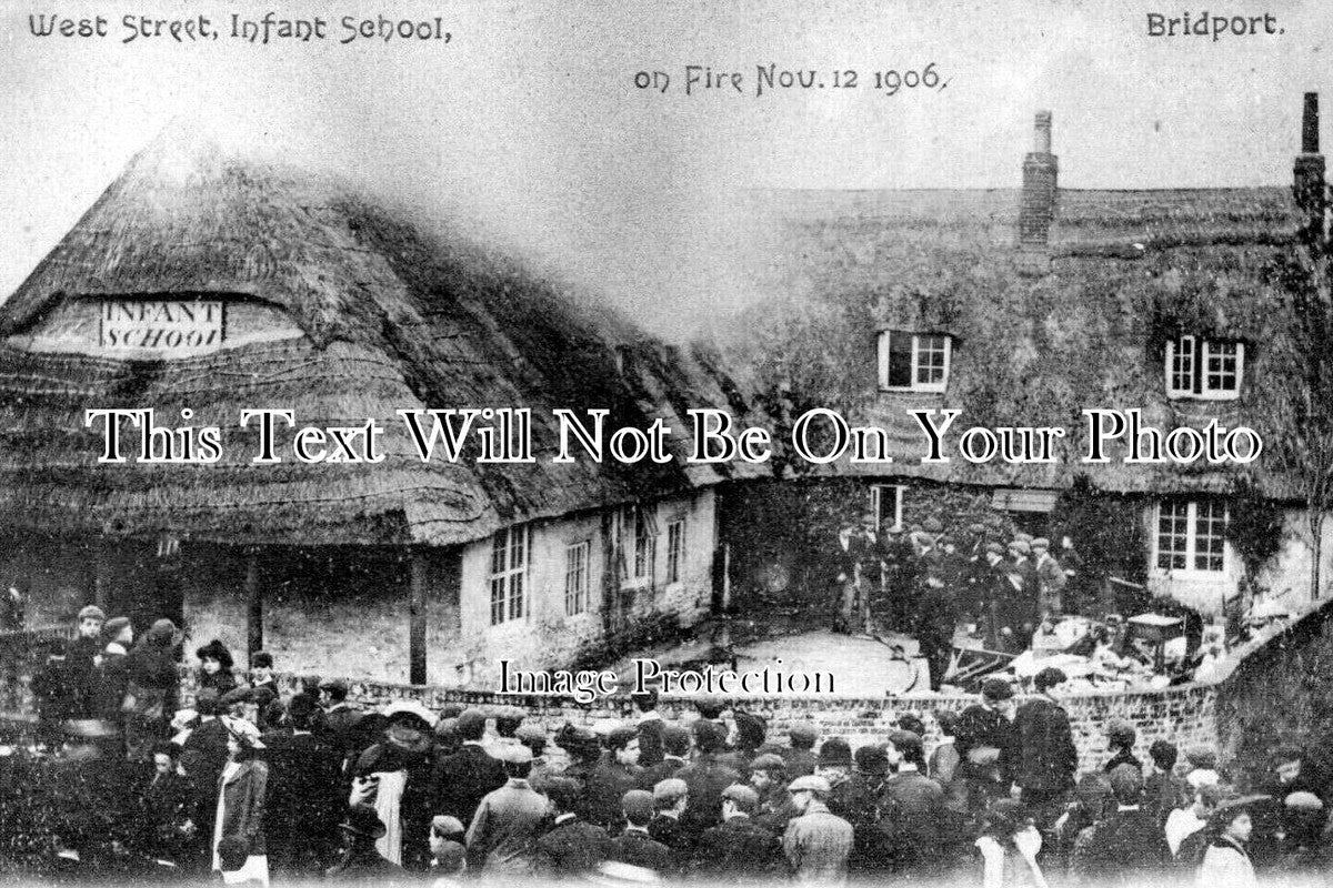 DO 2782 - West Street Infant School Fire, Bridport, Dorset 1906