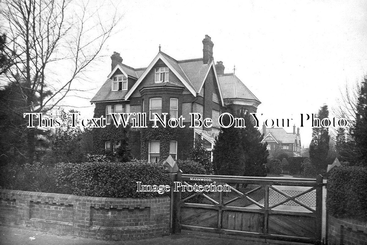 DO 2785 - Marnwood House, Portarlington Road, Bournemouth, Dorset c1908