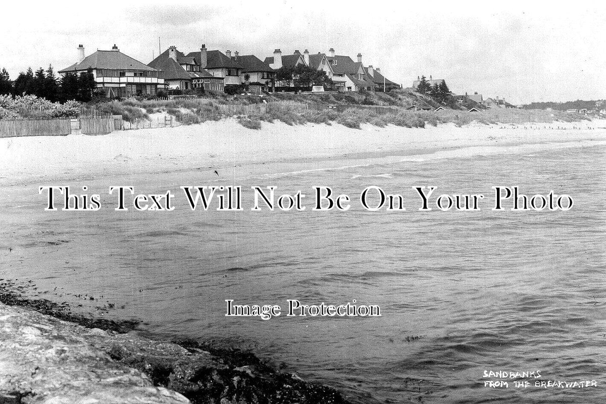 DO 2791 - Sandbanks From The Breakwater, Dorset