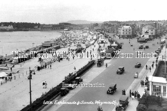 DO 2827 - Esplanade & Sands, Weymouth, Dorset c1936