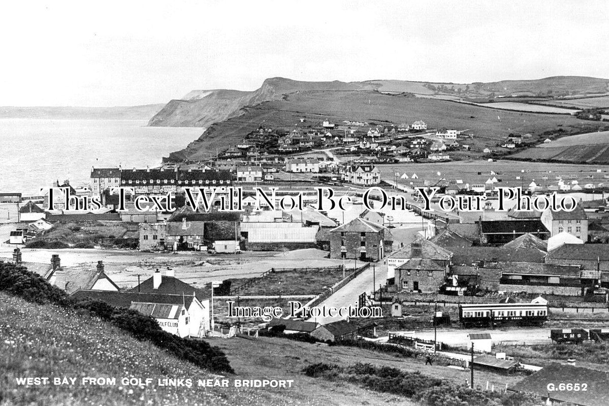 DO 2843 - West Bay From Golf Links, Bridport, Dorset