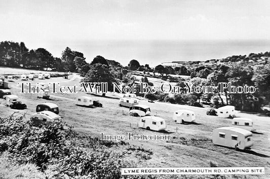 DO 2878 - Lyme Regis From Charmouth Road, Camping Site, Dorset