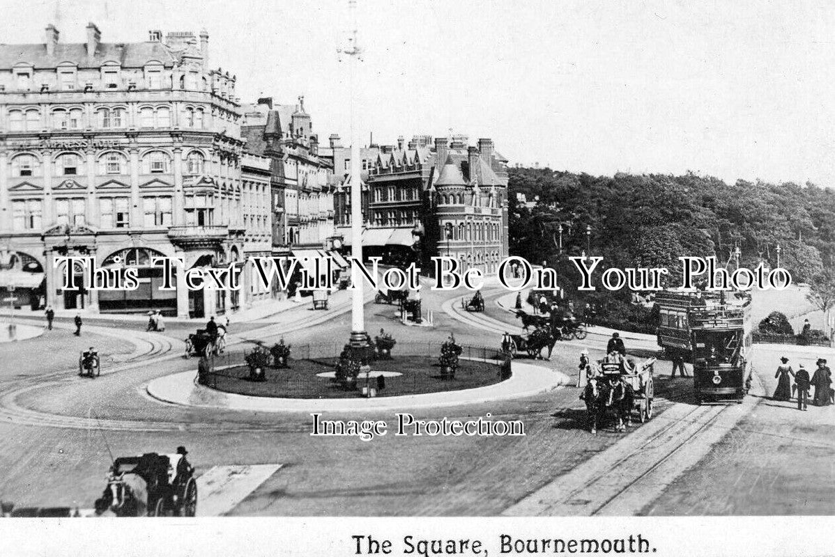 DO 2907 - The Square, Bournemouth, Dorset c1906