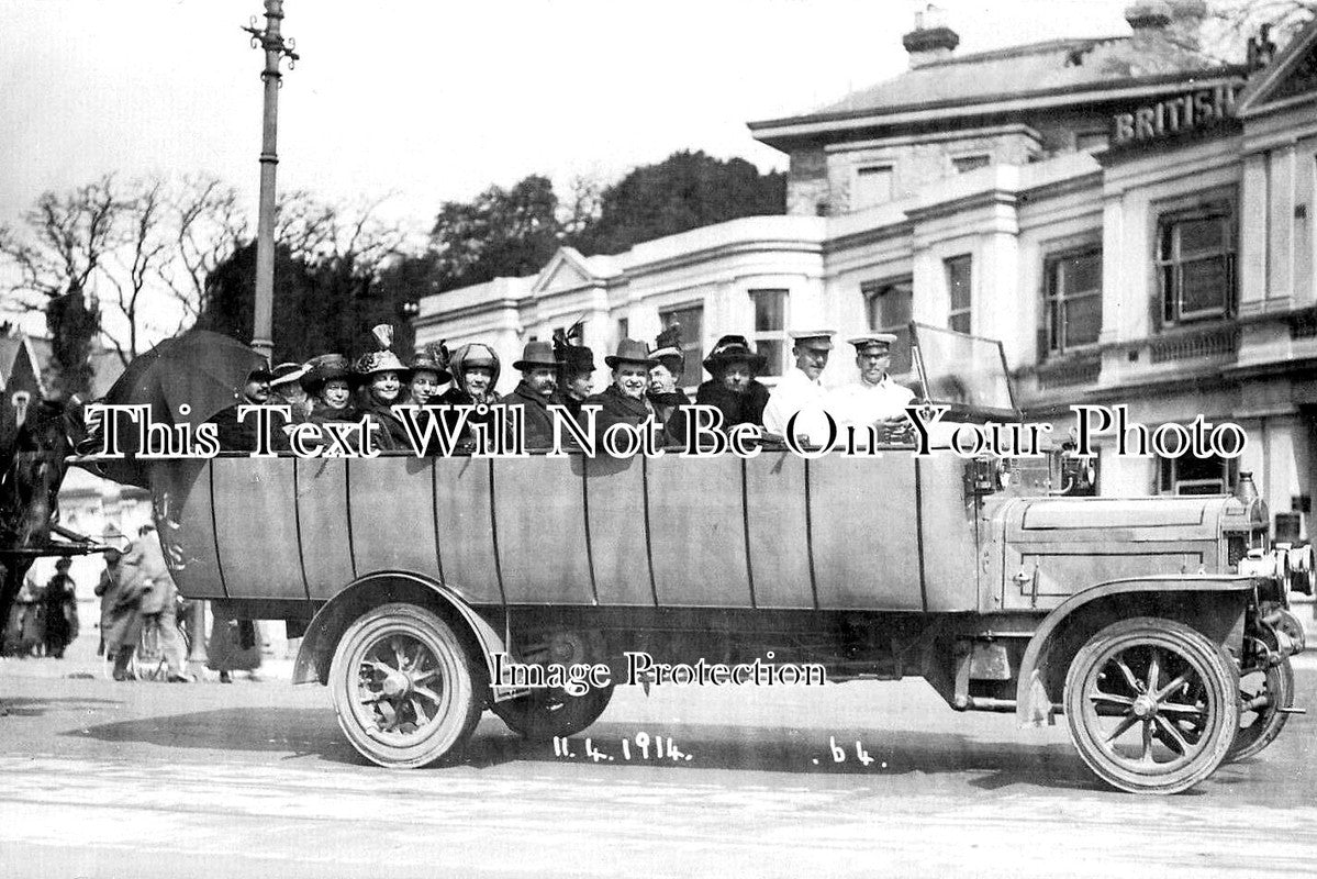 DO 2953 - Bournemouth Charabanc Outing, Dorset 1914