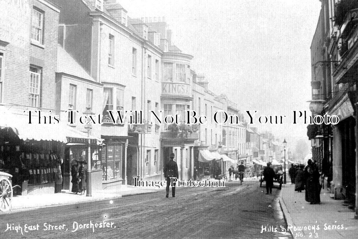 DO 2972 - High East Street, Dorchester, Dorset c1910