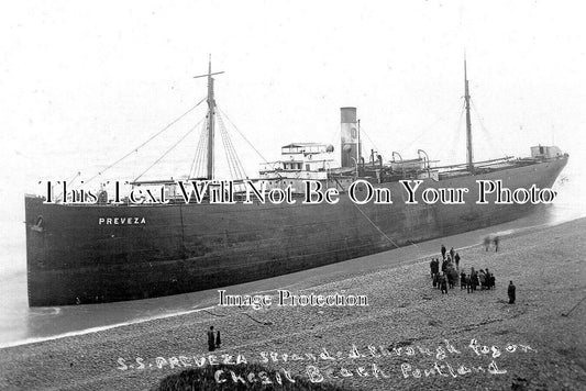 DO 2984 - SS Preveza Shipwreck At Chesil Beach, Dorset 1920