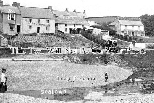 DO 3022 - The Anchor Inn Pub, Seatown, Bridport, Dorset c1909