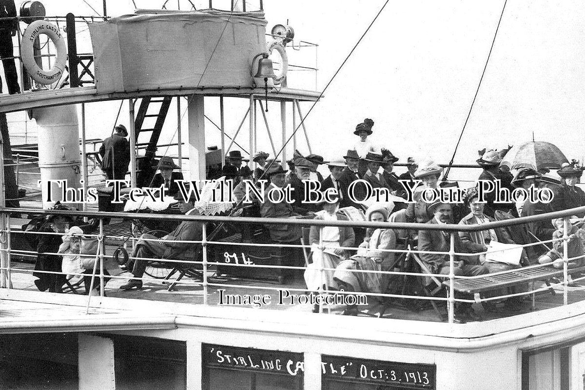 DO 3055 - Stirling Castle Paddle Steamer, Southampton To Bournemouth