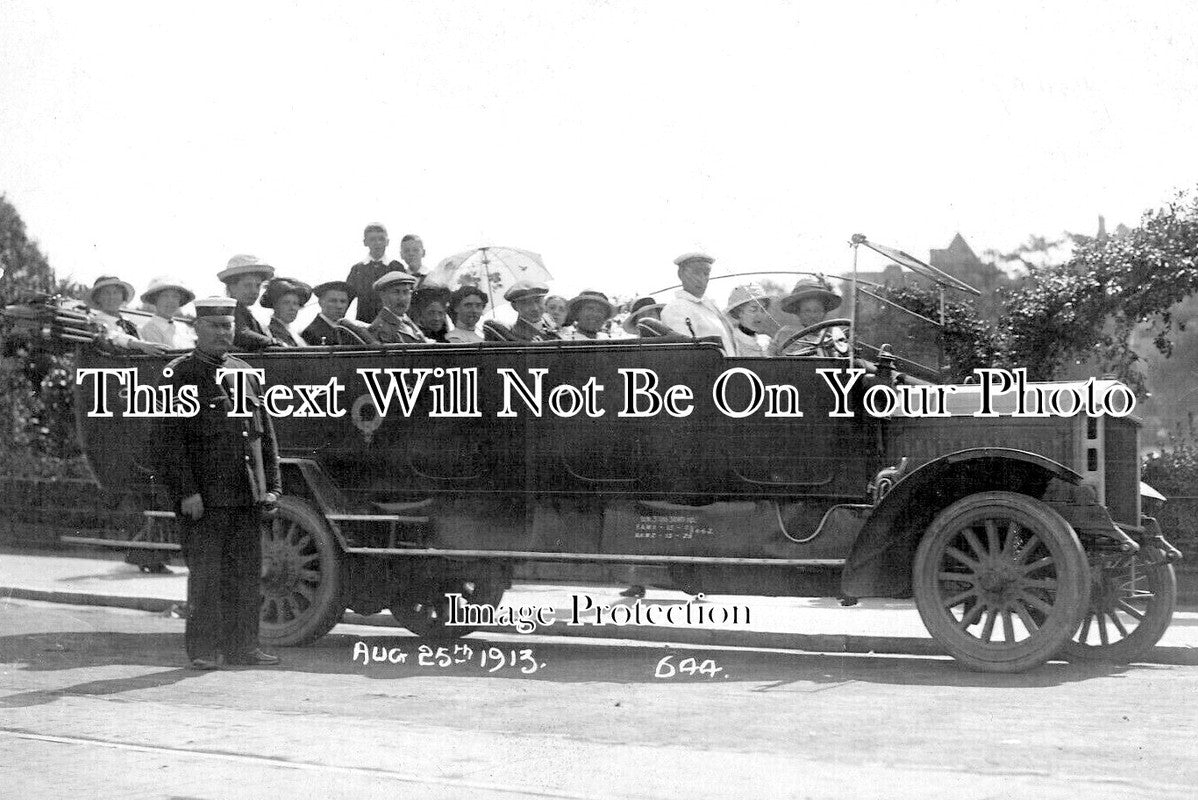 DO 3058 - Charabanc Outing, Bournemouth, Dorset 1913