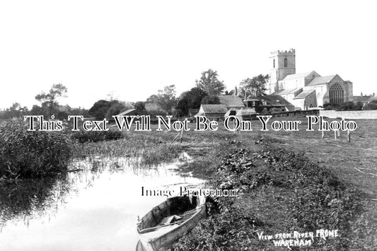 DO 3114 - View From River Frome, Wareham, Dorset c1909