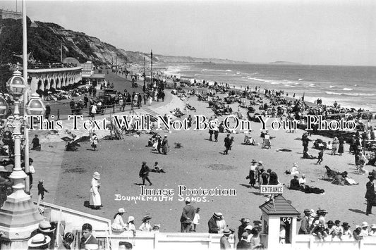 DO 3130 - Bournemouth Sands, Dorset c1912