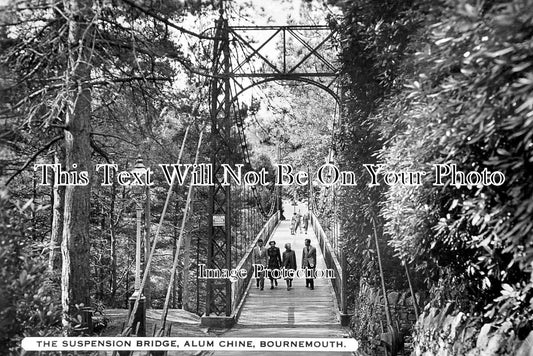 DO 3153 - The Suspension Bridge, Alum Chine, Bournemouth, Dorset