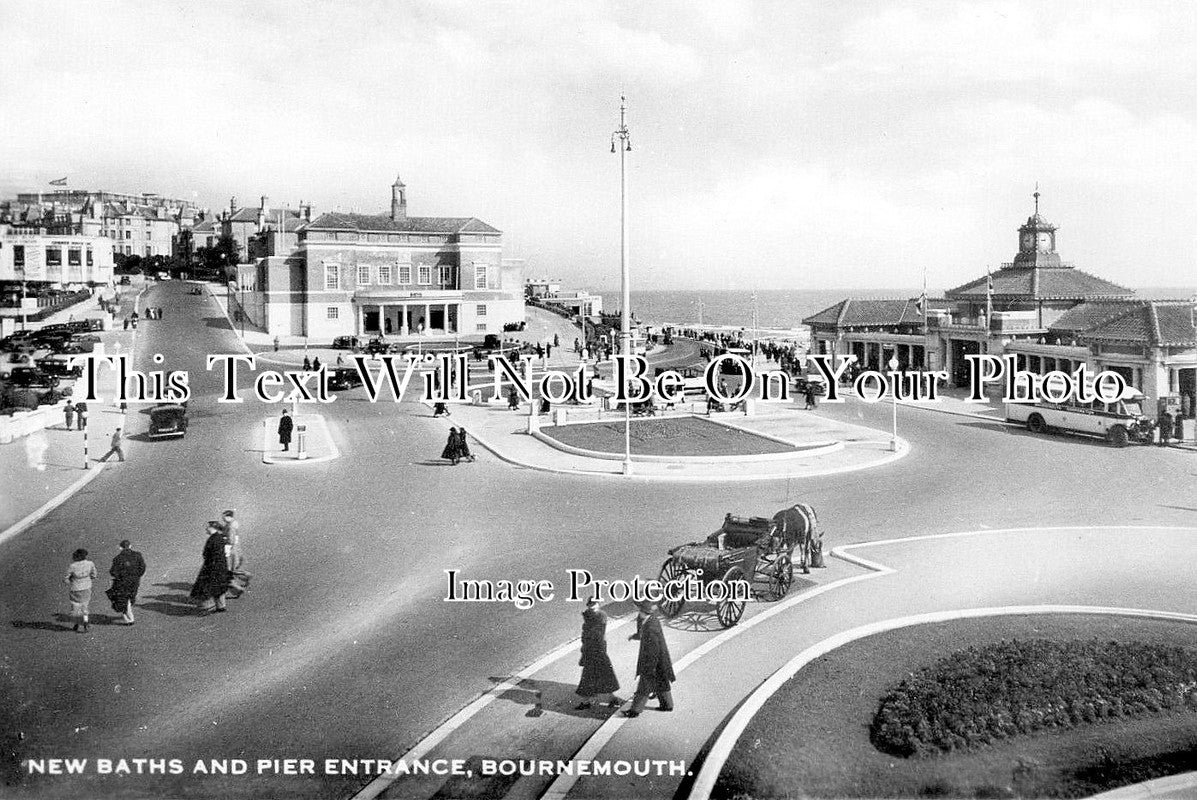 DO 3203 - New Baths & Pier Entrance, Bournemouth, Dorset