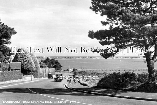 DO 3217 - Sandbanks From Evening Hill, Lilliput, Dorset