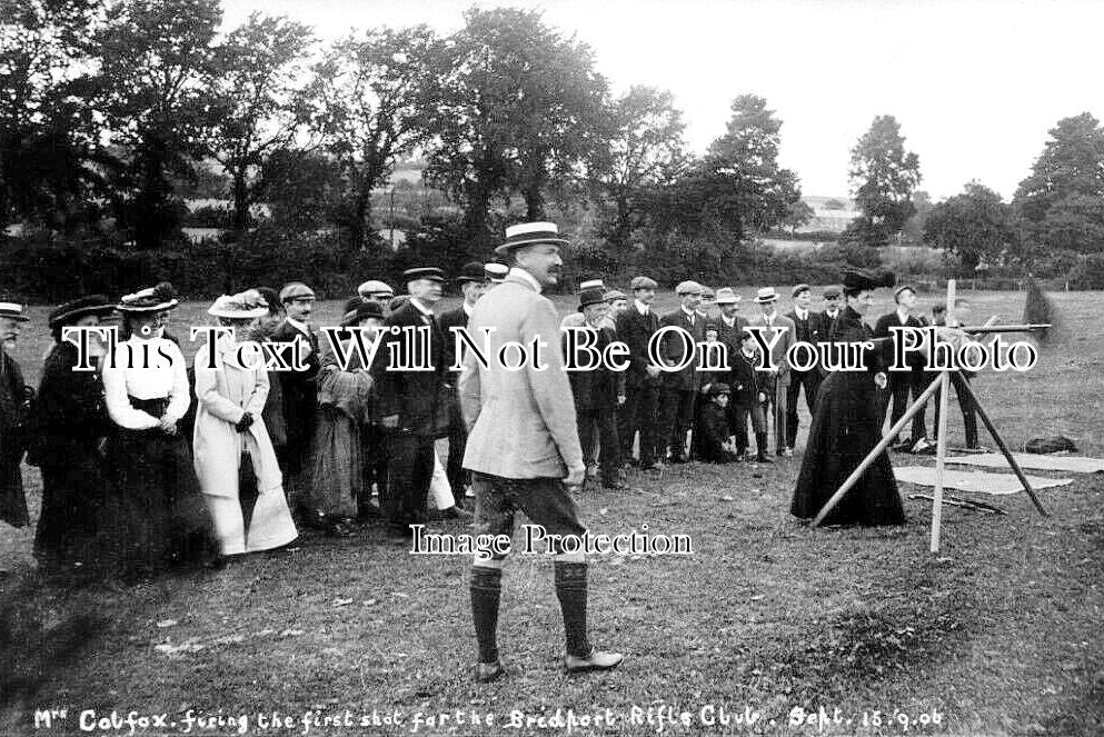 DO 3260 - Mrs Colfox, Bridport Rifle Club, Dorset 1906