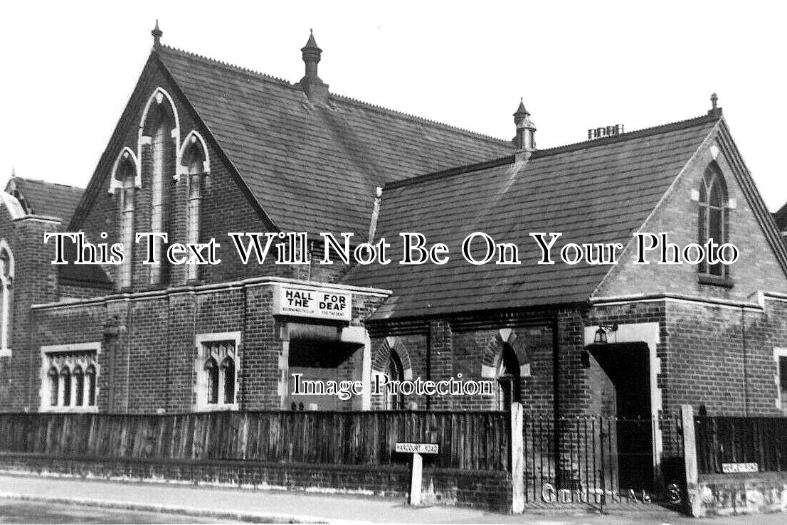 DO 3271 - Hall For The Deaf, Harcourt Road, Bournemouth, Dorset