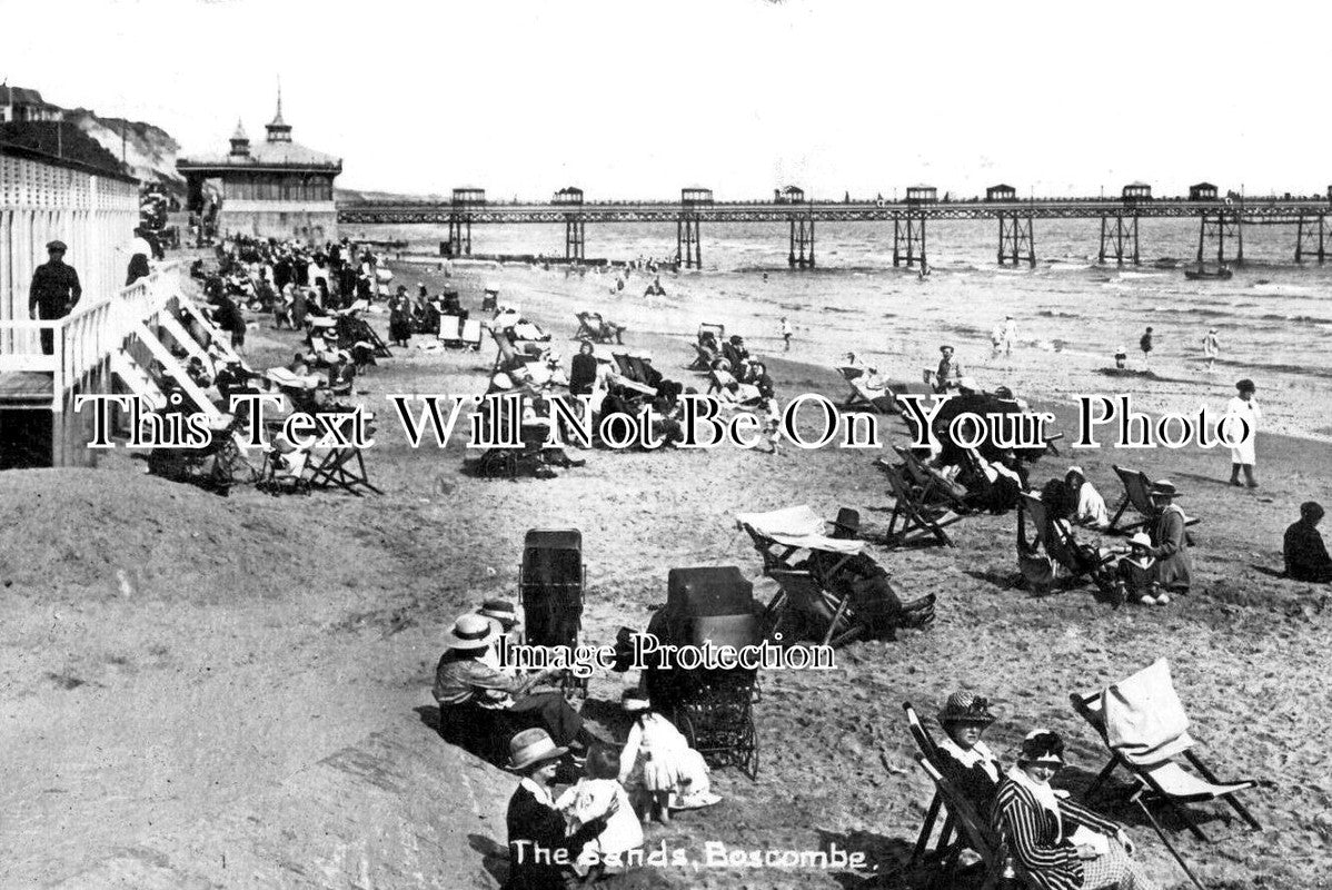 DO 3302 - The Sands, Boscombe, Dorset c1920