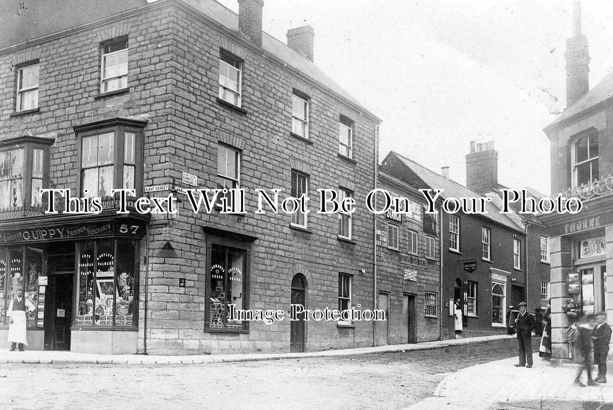 DO 333 - East & Barrack Street, Bridport, Dorset c1907