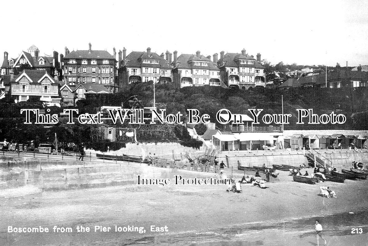 DO 3340 - Boscombe From The Pier, Bournemouth, Dorset