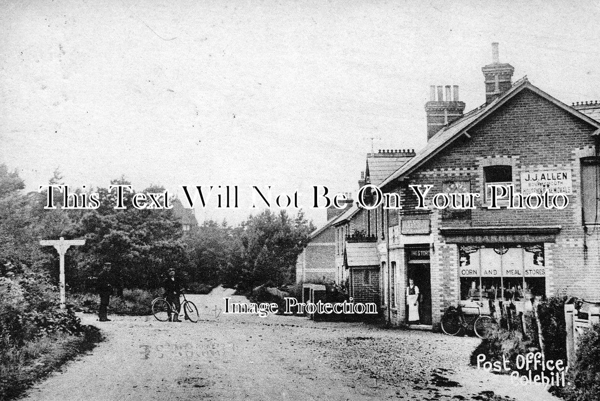 DO 358 - Post Office, Colehill, Dorset c1910