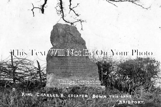 DO 361 - King Charles II Stone, Bridport Bradpole, Dorset c1930