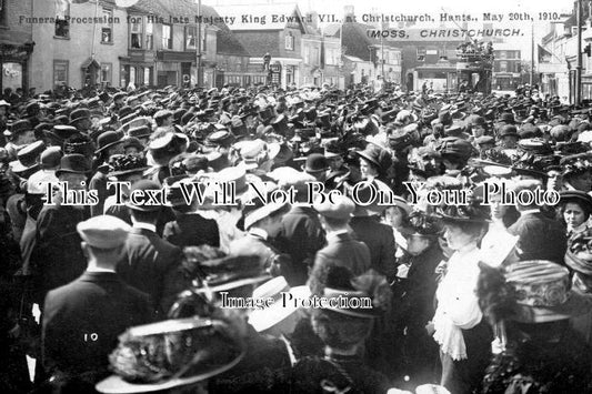 DO 385 - Funeral Procession Of King Edward VII, Christchurch, Dorset 1910