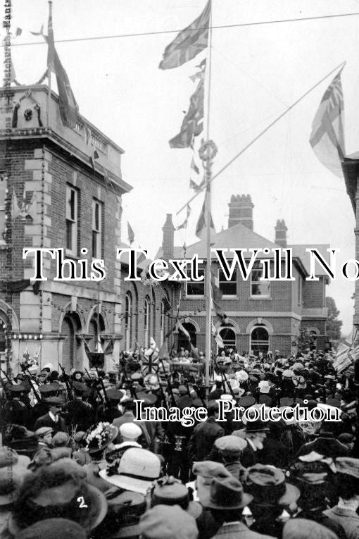 DO 386 - Coronation Of KGV & Queen Mary, Christchurch, Dorset 1911