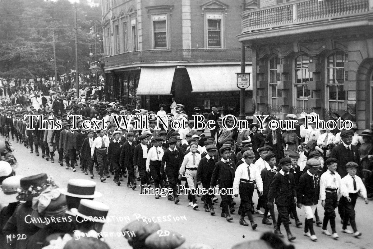 DO 409 - Childrens Coronation Procession, Bournemouth, Dorset 1911