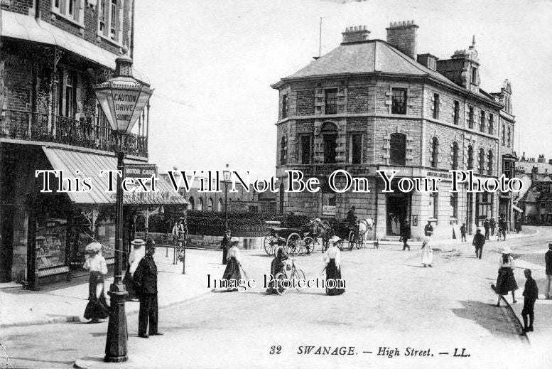 DO 418 - High Street, Swanage, Dorset c1920